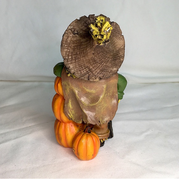 2 Piece Scarecrow Boy and Girl with Pumpkins by Valerie Parr Hill - Picture 7 of 13